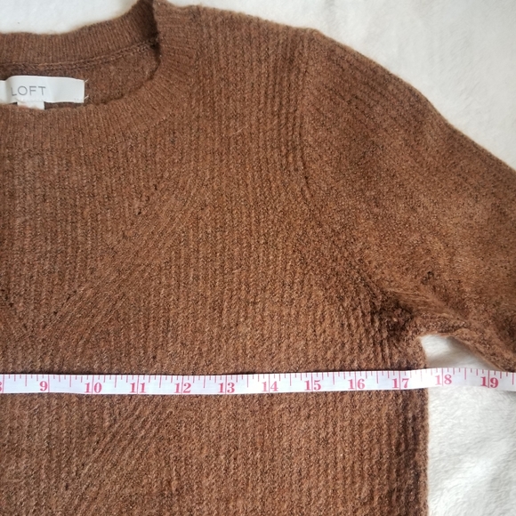 LOFT Crew Neck Womens Autumn Business Casual Stretch Acrylic Blend SM Sweater - Picture 6 of 8